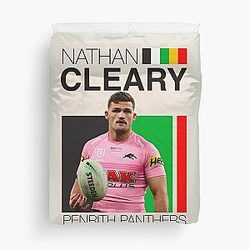 Penrith Panthers Nathan Cleary Duvet Cover