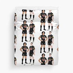 Jarome Luai and Nathan Cleary Penrith Panthers NRL Duvet Cover