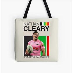 Penrith Panthers Nathan Cleary All Over Print Tote Bag