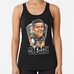 Nathan Cleary cartoon - Penrith Panthers Unique artwork by Brocker Racerback Tank Top