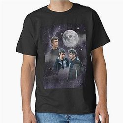 Nathan Fielder Galaxy Wolf Print Classic T-Shirt
