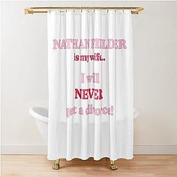 Nathan Fielder Is My Wife Shower Curtain