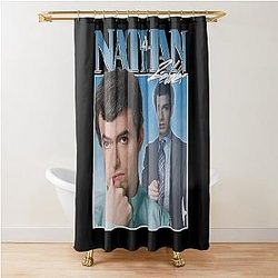 Nathan Fielder 90s Shower Curtain