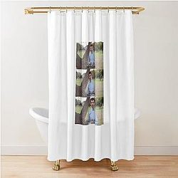 Nathan Fielder is Motivated by Embarrassment Shower Curtain