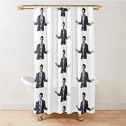 Nathan Fielder is Love Shower Curtain