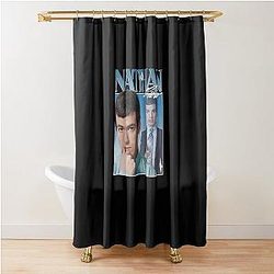 Nathan Fielder 90s Vintage Shower Curtain