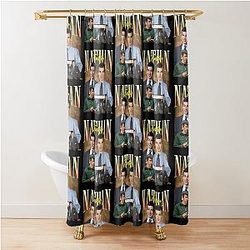 Nathan Fielder 90s Shower Curtain