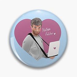 I Love Nathan Fielder Fan Art Pin