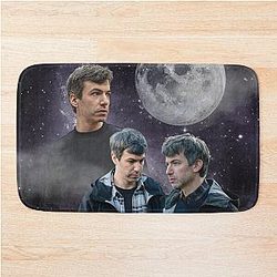 Nathan Fielder Dramatic Galaxy Wolf Print Bath Mat
