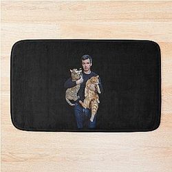Nathan Fielder and His Cat Bath Mat