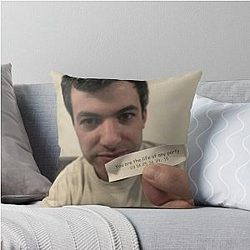 Nathan Fielder is the party Throw Pillow