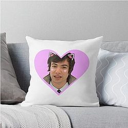Catboy Nathan Fielder Throw Pillow