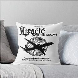 Nathan Fielder Miracle Over the Mojave Rehearsal Throw Pillow