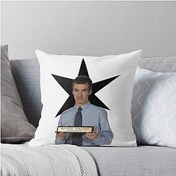 Nathan Fielder Fan Art Throw Pillow