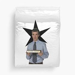 Nathan Fielder Fan Art Duvet Cover
