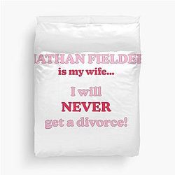 Nathan Fielder Is My Wife Duvet Cover