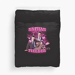 Nathan Fielder 90s Vintage Bootleg Duvet Cover