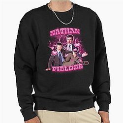 Nathan Fielder 90s Vintage Bootleg Pullover Sweatshirt
