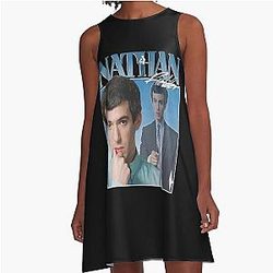 Nathan Fielder 90s A-Line Dress