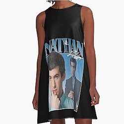 Nathan Fielder 90s A-Line Dress