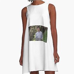 Nathan Fielder confesses to a hate crime A line dress