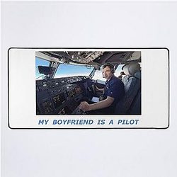 Nathan Fielder My Boyfriend Is a Pilot Desk Mat