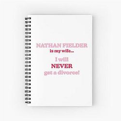 Nathan Fielder My Wife Spiral Notebook