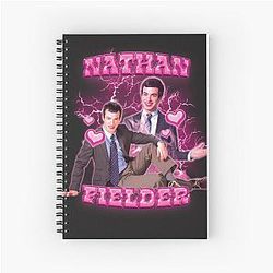 Nathan Fielder 90s Vintage Bootleg Spiral Notebook