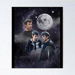 Nathan Fielder Galaxy Wolf Print Poster