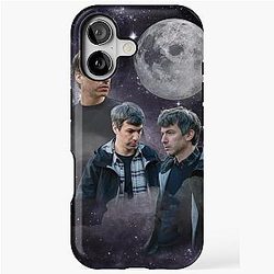 Nathan Fielder Dramatic Galaxy Wolf Print iPhone Case