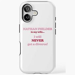 Nathan Fielder is my wife iPhone case