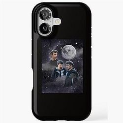 Nathan Fielder Galaxy Wolf Print iPhone Case