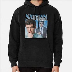 Nathan Fielder 90s Vintage Pullover Hoodie