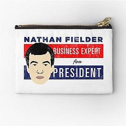 Nathan Fielder for President Zipper Pouch