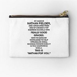Nathan Fielder - For You Monologue Zipper Pouch