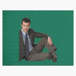 Nathan Fielder Posing a Jigsaw Puzzle