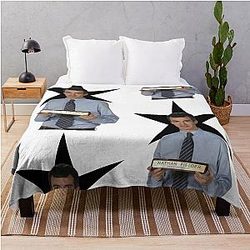 Nathan Fielder Fan Art Throw Blanket