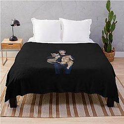 Nathan Fielder and His Cat Throws a Blanket