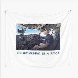 Nathan Fielder My Boyfriend Is a Pilot Tapestry
