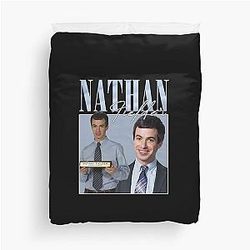 Nathan Fielder 빈티지 이불 커버