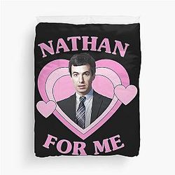 Nathan Fielder 내 핑크 하트 이불