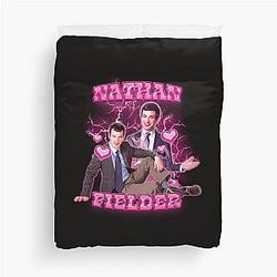 Nathan Fielder 90s 빈티지 Bootleg 셔츠 이불 커버