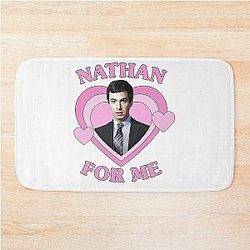 Nathan Fielder Für rosa Herz Badewanne Mat