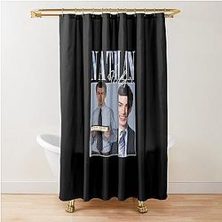 Nathan Fielder Vintage Dusche Vorhang