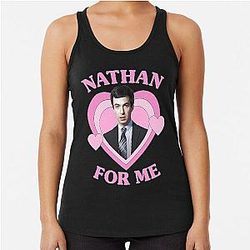 Nathan Fielder Para mí Pink Racerback Tank Top