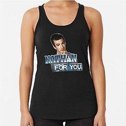 Nathan for You S1 Racerback Tank Top