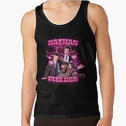 Nathan Fielder 90s Vintage Bootleg Camiseta Top