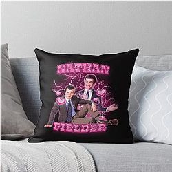 Nathan Fielder. 90er Jahre Vintage Bootleg Shirt Throw Kissen