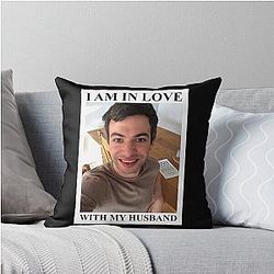 Nathan Fielder is My Husband Throw Kissen