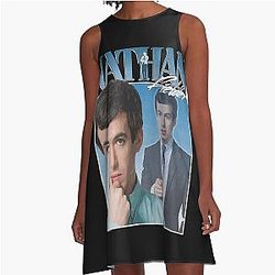 Nathan Fielder Vintage A-Linie Kleid